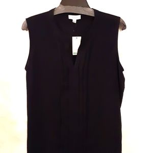 NWT Calvin Klein Size Large Black Sleeveless Top